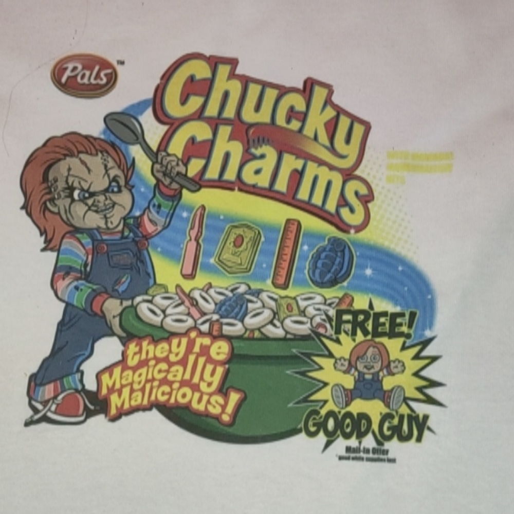 Custom Made T-shirt Chucky Charms